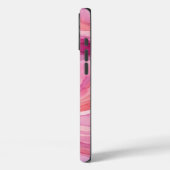 Roze Watercolor Golfjes Patroon Case-Mate iPhone Case (Achterkant / Links)