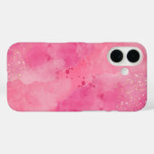 Roze Watercolor Linktree | Case-Mate iPhone Case (Achterkant (horizontaal))