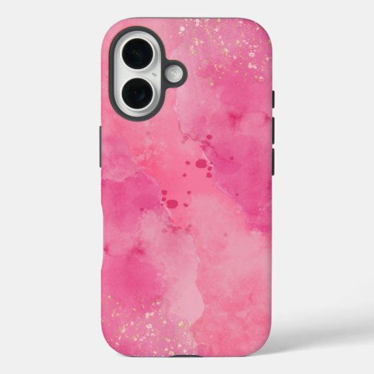 Roze Watercolor Linktree | Case-Mate iPhone Case (Achterkant)
