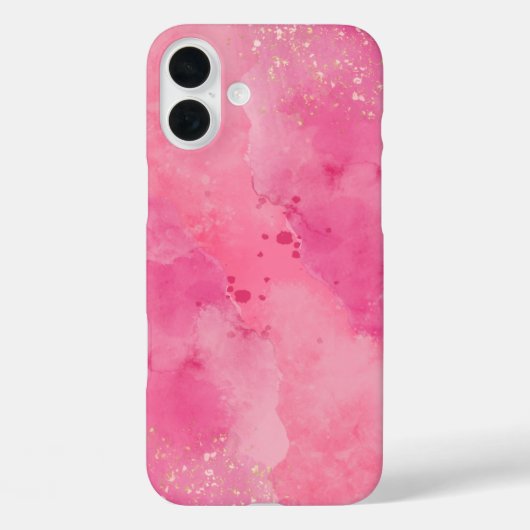 Roze Watercolor Linktree | Case-Mate iPhone Case (Achterkant)