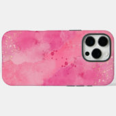 Roze Watercolor Linktree | Case-Mate iPhone Case (Achterkant (horizontaal))