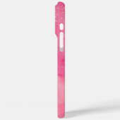 Roze Watercolor Linktree | Case-Mate iPhone Case (Achterkant / Links)