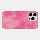 Roze Watercolor Linktree | iPhone Hoesje (Achterkant horizontaal)