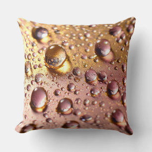 💧 Roze Waterdruppels Patroon Elegantie ✨ Zachte V Kussen