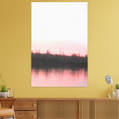 Roze wateren canvas afdruk (Insitu (Woonkamer))