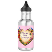 Roze waterfles kerst Moederdag cadeau (Rechts)