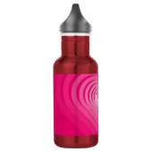 Roze waterfles met harten (Links)