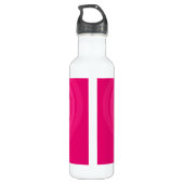 Roze waterfles met hartjes (Achterkant)