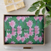 Roze watergalgen op een Pond Tissuepapier (Geschenk)