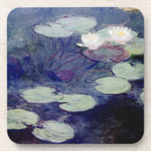 Roze watergelilies: 1897-1999 van Monet Onderzetter