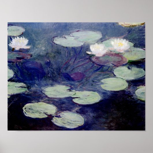 Roze watergelilies: 1897-1999 van Monet Poster (Voorkant)
