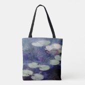 Roze watergelilies: 1897-1999 van Monet Tote Bag (Achterkant)