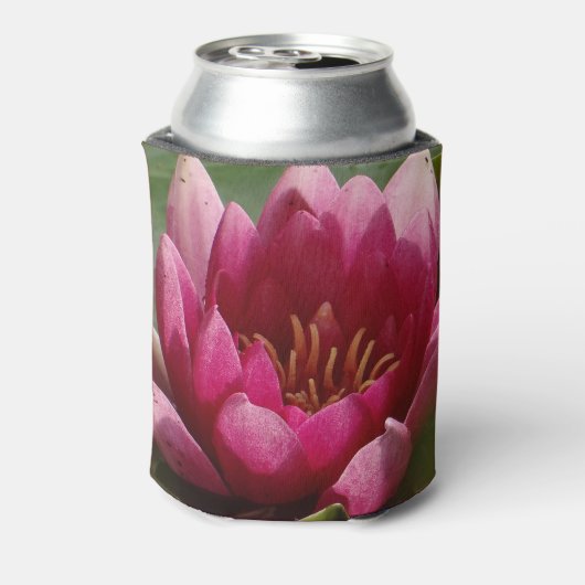 roze waterlelie blikjeskoeler (Blikje Achterkant)