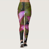 Roze Waterlelie Foto Leggings (Achterkant)