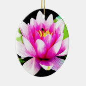 Roze waterlelie keramisch ornament (Rechts)
