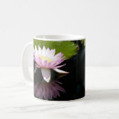 Roze Waterlelie Koffiemok (Voorkant links)