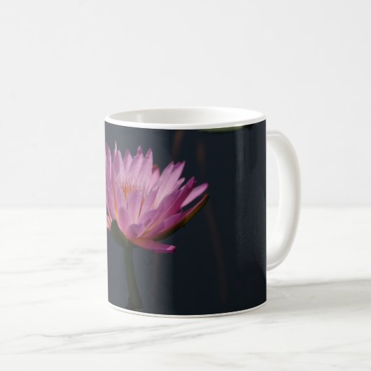 Roze Waterlelie Koffiemok (Voorkant rechts)