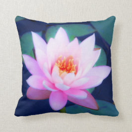 Roze waterlelie kussen