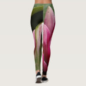 Roze waterlelie leggings (Achterkant)