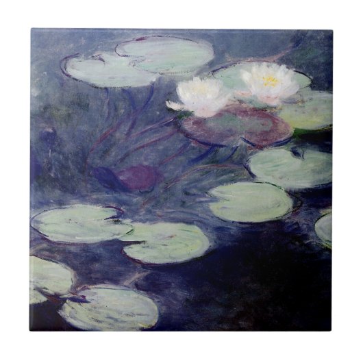 Roze waterlelies: 1897-99, ingediend door Monet Tegeltje (Voorkant)