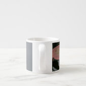 Roze waterlelies espresso kop (Achterkant)