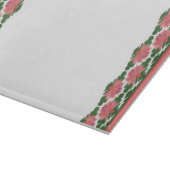 Roze waterlelies Glazen kapbord Snijplank (Hoek)