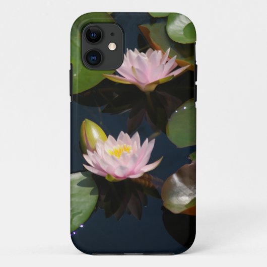 Roze waterlilies Case-Mate iPhone case (Achterkant)
