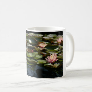 Roze waterlilies koffiemok