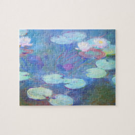Roze waterlilies Monet Fine Art Legpuzzel