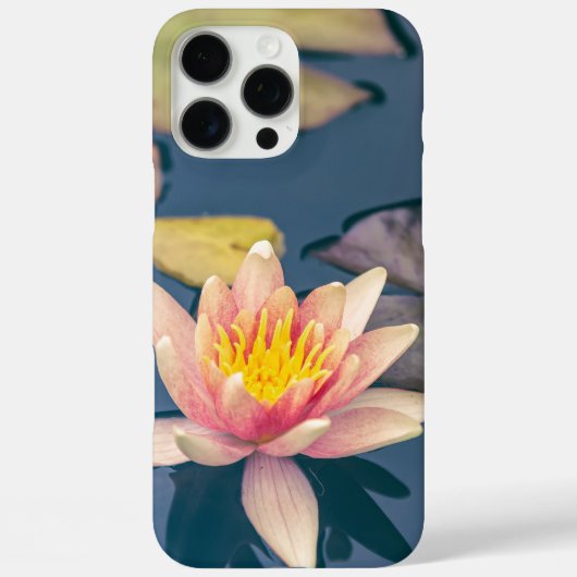 Roze waterlily Case-Mate iPhone case (Achterkant)
