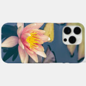 Roze waterlily Case-Mate iPhone case (Achterkant (horizontaal))