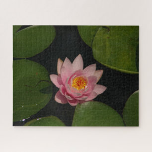 Roze Waterlily Jigzaag Puzzle Legpuzzel