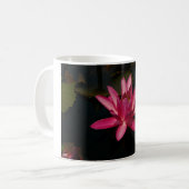 Roze waterlily koffiemok (Voorkant links)
