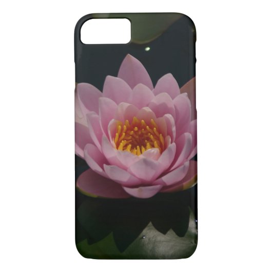 Roze waterlily Lotus Flower phone case (Achterkant)