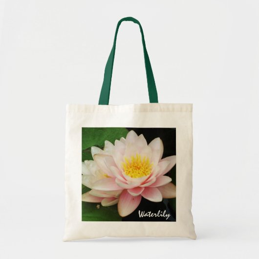 Roze waterlily Totebag Tote Bag (Voorkant)
