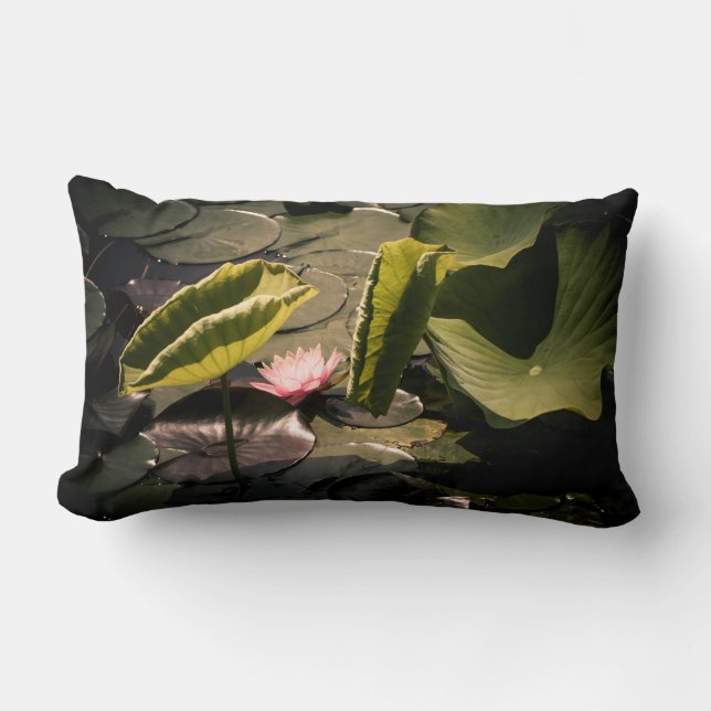 Roze waterlly kussen (Voorkant)