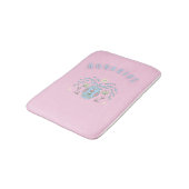 Roze Waterman, sterrenbeeld, sterrenbeeld afdruk Badmat (Gekanteld)