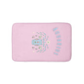 Roze Waterman, sterrenbeeld, sterrenbeeld afdruk Badmat (Voorkant)
