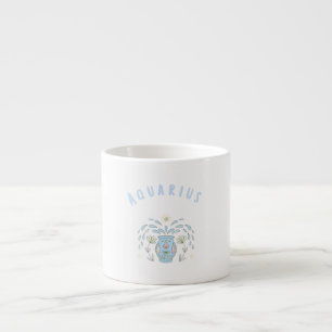 Roze Waterman, sterrenbeeld, sterrenbeeld afdruk Espresso Kop