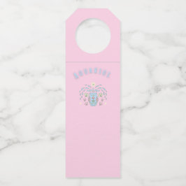 Roze Waterman, sterrenbeeld, sterrenbeeld afdruk  Flessenhanger