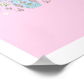 Roze Waterman, sterrenbeeld, sterrenbeeld afdruk Poster (Hoek)