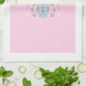 Roze Waterman, sterrenbeeld, sterrenbeeld afdruk Theedoek (Gevouwen)