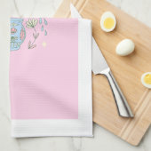Roze Waterman, sterrenbeeld, sterrenbeeld afdruk Theedoek (Quarter Fold)
