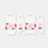 Roze Watermeloen Bedankt voor uw komst Bedankdoosjes (Uitgevouwen)
