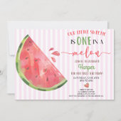 Roze watermeloen Eén op één dag meloen Kaart (Voorkant)