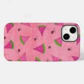 Roze watermeloen en Lady Bugs Case-Mate iPhone Case (Achterkant (horizontaal))