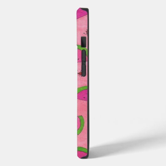 Roze watermeloen en Lady Bugs Case-Mate iPhone Case (Achterkant / Links)