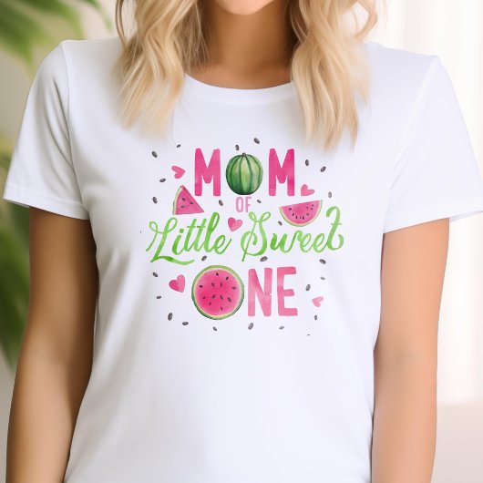 roze Watermeloen fruit 1e verjaardag, mama's T-shirt