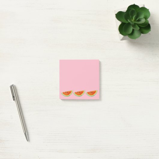 Roze Watermeloen Fruit 4Melissa Post-it® Notes (Kantoor)