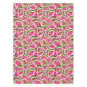 Roze Watermeloen Fruit Slices Patroon Preppy Tafelkleed (Voorkant)